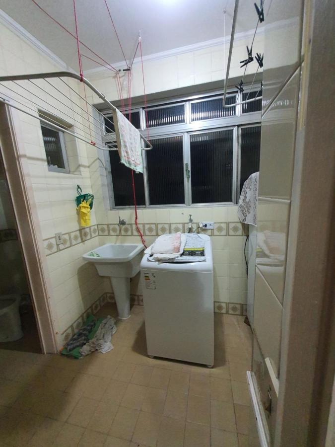 Apartamento beira mar Guarujá Exterior foto